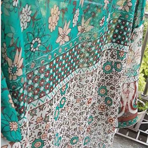 SALE! New BOHO Paisley Kimono Cover up Duster - Picture 15 of 16